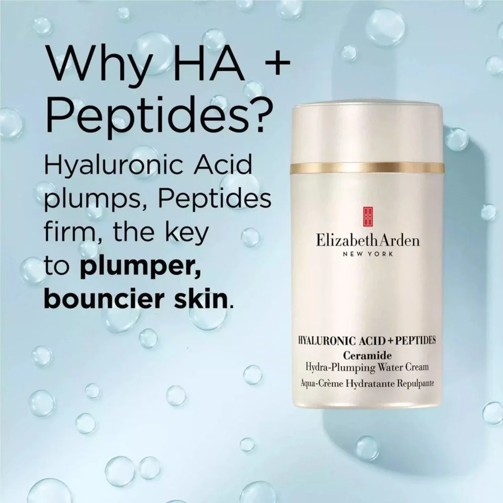 Elizabeth Arden HYALURONIC ACID + PEPTIDES CERAMIDE HYDRA-PLUMPING WATER CREAM